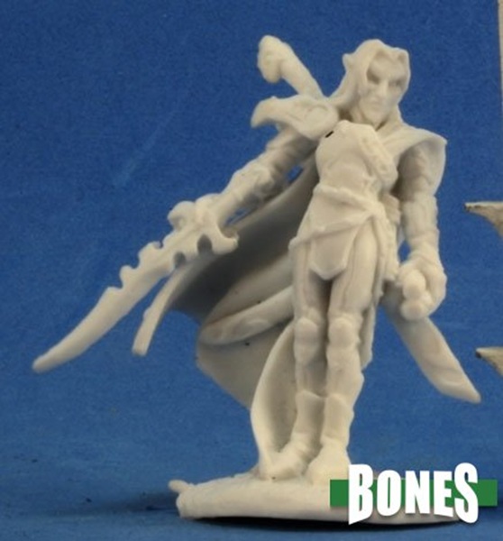 Reaper Bones Classic: Ardynn Elf Fighter Plastic Miniature