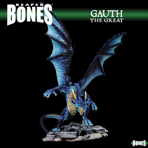 Reaper Bones Classic: Gauth Dragon Plastic Miniature Deluxe Boxed Set