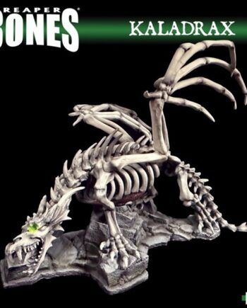 Reaper Bones Classic: Kaladrax  Skeletal Dragon Plastic Miniature Deluxe Boxed Set