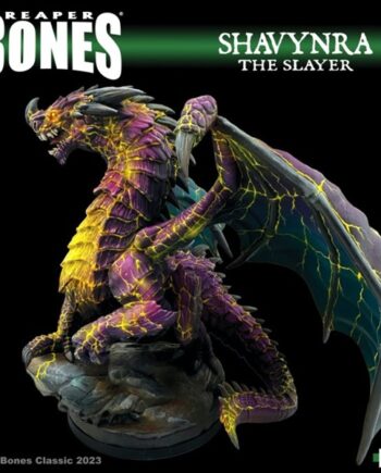 Reaper Bones Classic: Shavynra The Slayer  Huge Dragon Plastic Miniature Deluxe Boxed Set