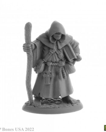 Reaper Bones Usa Dungeon Dwellers: Brother Hammond  Traveling Monk Plastic Miniature