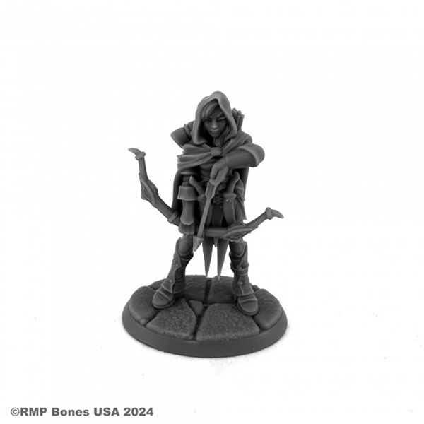 Reaper Bones Usa Dungeon Dwellers: Daehana Drithirien Elf Fighter Plastic Miniature