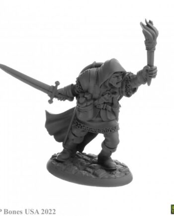 Reaper Bones Usa Dungeon Dwellers: Derrell Brumby  Human Fighter Plastic Miniature