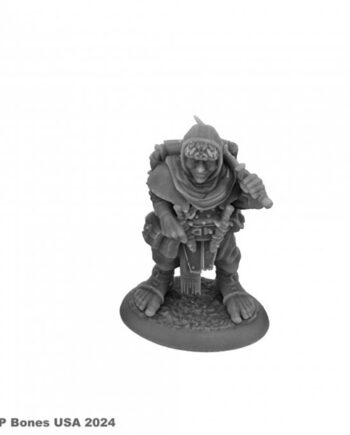 Reaper Bones Usa Dungeon Dwellers: Dodger Barncock  Halfling Rogue Plastic Miniature