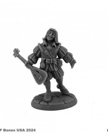 Reaper Bones Usa Reaper Legends: Desmond Idlewild  Male Bard Plastic Miniature