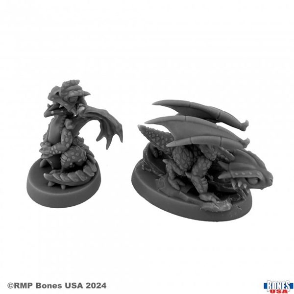 Reaper Bones Usa Reaper Legends: Dragon Hatchlings Plastic Miniatures