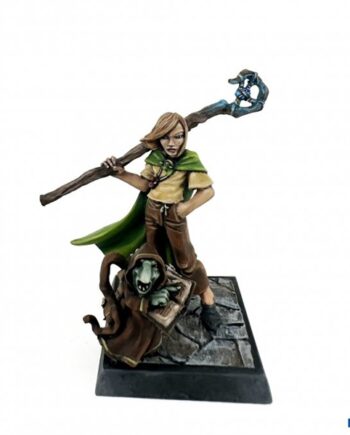 Reaper Bones Usa Reaper Legends: Hans  Young Wizard Plastic Miniature