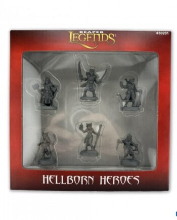 Reaper Bones Usa Reaper Legends: Hellborn Heroes Plastic Miniature Boxed Set