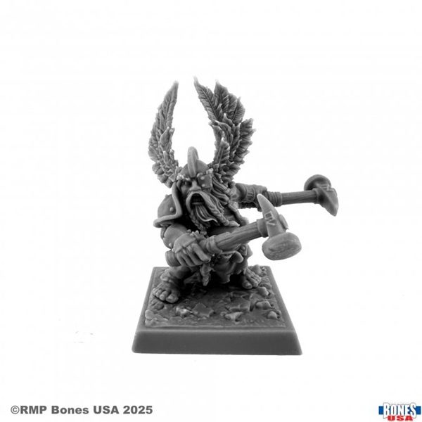 Reaper Bones Usa Reaper Legends: Mad Rogat Dwarf Hero Plastic Miniature