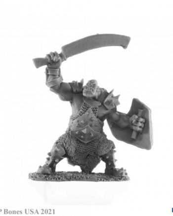 Reaper Bones Usa Reaper Legends: Orc Marauder Plastic Miniature