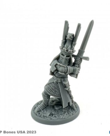 Reaper Bones Usa Reaper Legends: Sir James The Blue Plastic Miniature