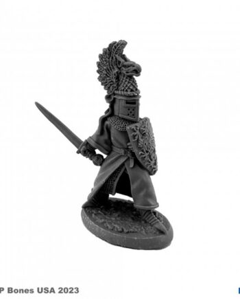 Reaper Bones Usa Reaper Legends: Sir Michael The Gold Plastic Miniature