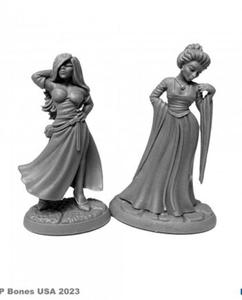 Reaper Bones Usa Reaper Legends: Townsfolk: Courtesans     Plastic Miniatures