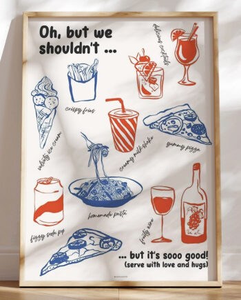 Retro Fastfood Plakat