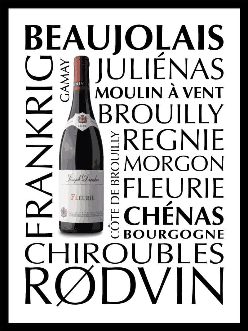 Rødvin Plakat Beaujolais