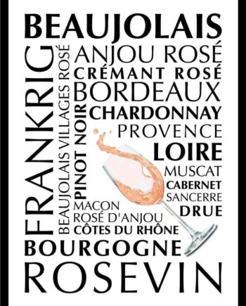 Rosé Plakat Frankrig