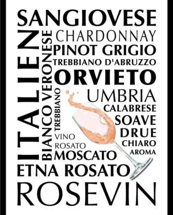 Rosé Plakat Italien
