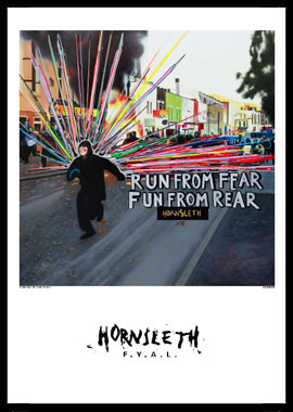 Run From Fear Af Hornsleth  230g Fine Art Papir  50x70 Cm