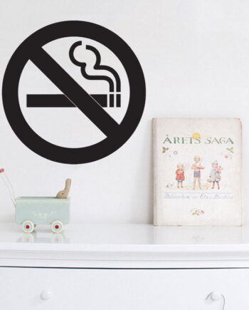 Rygning Forbudt Skilt Wallsticker