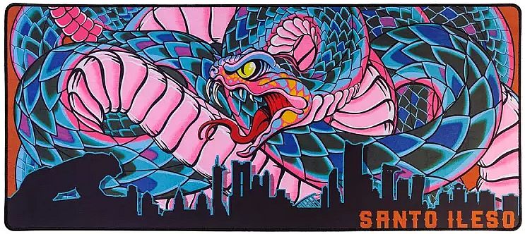 Saints Row Snake Mural    Mousepad Musem 195 165 Tte Gaya Entertainment 80x35cm