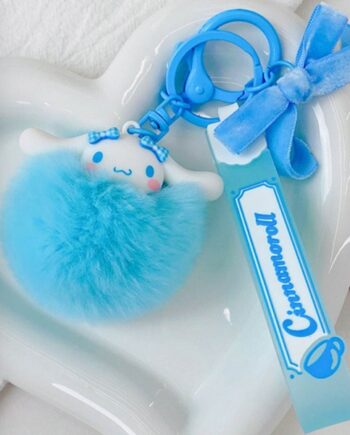 Sanrio Cinnamoroll Pom-pom Keychain     195 184 Glering