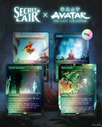 Secret Lair Drop Series  2025 : Avatar: The Last Airbender Superdrop: Secret Lair   Avatar: The Last Airbender     Lot To Learn  Foil