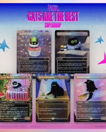 Secret Lair Drop Series  2026 : Cats Are The Best Superdrop: Purr Majesty  Foil