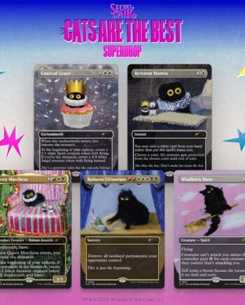 Secret Lair Drop Series  2026 : Cats Are The Best Superdrop: Purr Majesty  Regular