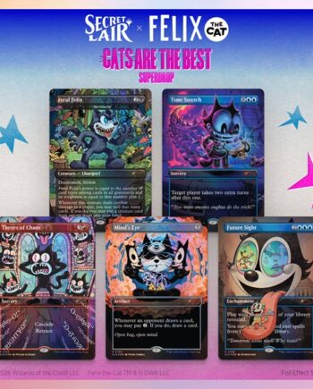 Secret Lair Drop Series  2026 : Cats Are The Best Superdrop: Secret Lair   Felix The Cat: Magic Bag Of Tricks  Foil