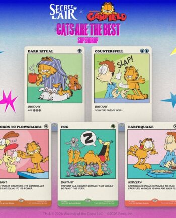 Secret Lair Drop Series  2026 : Cats Are The Best Superdrop: Secret Lair   Garfield: As Intended  Regular