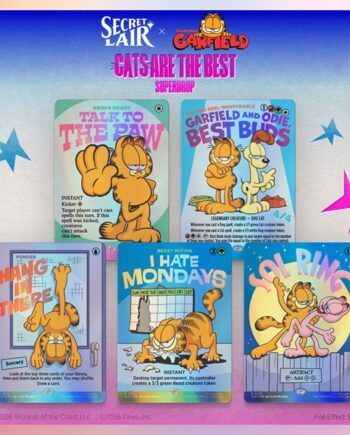Secret Lair Drop Series  2026 : Cats Are The Best Superdrop: Secret Lair   Garfield: Motivationally Challenged 226 128 139   Foil
