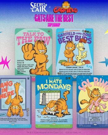 Secret Lair Drop Series  2026 : Cats Are The Best Superdrop: Secret Lair   Garfield: Motivationally Challenged 226 128 139   Regular