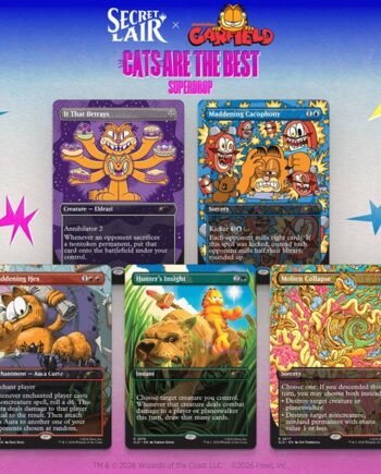 Secret Lair Drop Series  2026 : Cats Are The Best Superdrop: Secret Lair   Garfield: Our Only Thought Is To Entertain You 226 128 139 226 128 139   Regular
