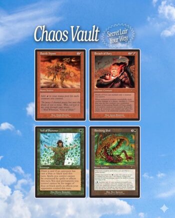 Secret Lair Drop Series  2026 : Chaos Vault Superdrop: Back In My Day   Regular