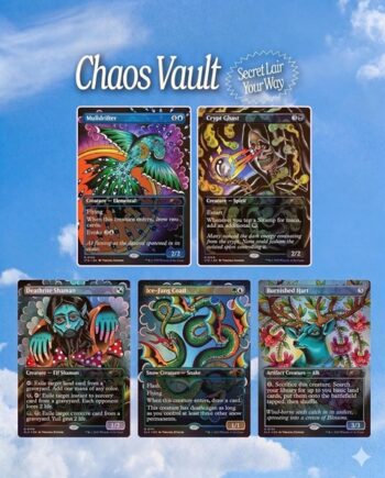 Secret Lair Drop Series  2026 : Chaos Vault Superdrop: Inked  Rainbow Foil