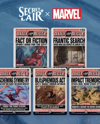 Secret Lair Drop Series  2025 : Marvel   Spider-man Superdrop: Secret Lair   Marvel   Spider-man: Daily Bugle Breaking News  Regular