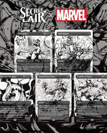 Secret Lair Drop Series  2025 : Marvel   Spider-man Superdrop: Secret Lair   Marvel   Spider-man: Venom Unleashed  Inks   Regular