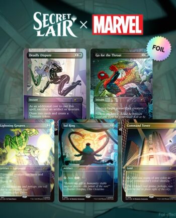 Secret Lair Drop Series  2025 : Marvel   Spider-man Superdrop: Secret Lair   Marvel   Spider-man: Villainous Plots  Foil