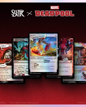Secret Lair Drop Series  2026 : Secret Lair   Marvel   Deadpool:   Fixed It  You Re Welcome   Foil