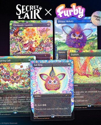 Secret Lair Drop Series  2025 : Secret Scare Superdrop: Secret Lair   Furby: Doo-ay Noo-lah 226 128 139   Confetti Foil