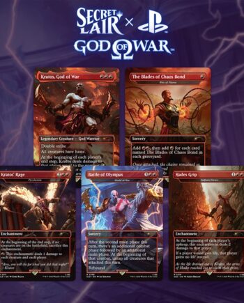 Secret Lair Drop Series  2025 : The Playstation Superdrop: Secret Lair   God Of War: Greek  Regular