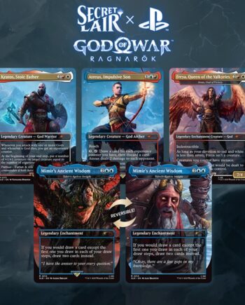 Secret Lair Drop Series  2025 : The Playstation Superdrop: Secret Lair   God Of War: Norse  Regular
