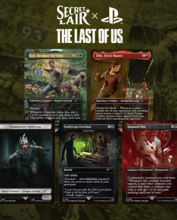Secret Lair Drop Series  2025 : The Playstation Superdrop: Secret Lair   The Last Of Us Part    Regular