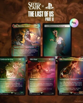 Secret Lair Drop Series  2025 : The Playstation Superdrop: Secret Lair   The Last Of Us Part Ii  Foil