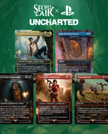 Secret Lair Drop Series  2025 : The Playstation Superdrop: Secret Lair   Uncharted  Regular