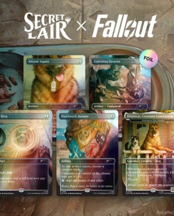 Secret Lair Drop Series  2026 : The Rad Superdrop: Secret Lair   Fallout: Greet The Dog  Foil