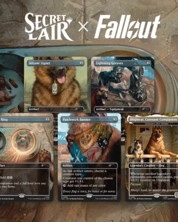 Secret Lair Drop Series  2026 : The Rad Superdrop: Secret Lair   Fallout: Greet The Dog  Regular