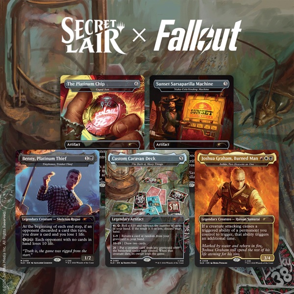 Secret Lair Drop Series 2026 : The Rad Superdrop: Secret Lair Fallout: Welcome To New Vegas 226 128 139 Regular