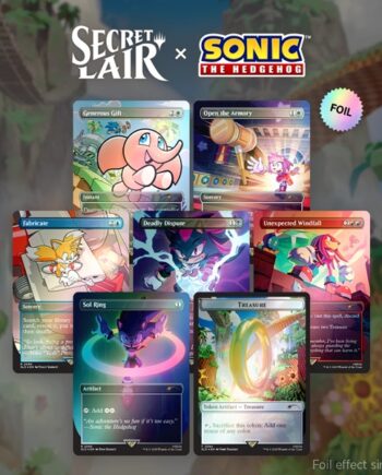 Secret Lair Drop Series  2025 : The Sonic Superdrop: Secret Lair   Sonic: Chasing Adventure  Foil
