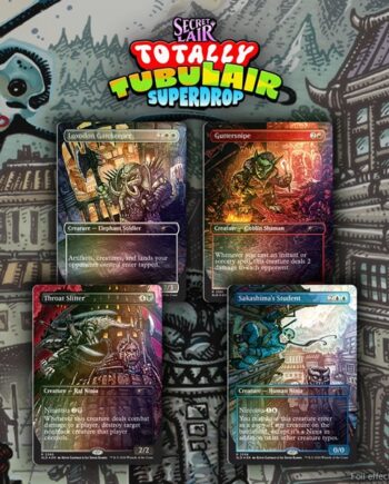 Secret Lair Drop Series  2026 : Totally Tubulair Superdrop: Secret Lair   Teenage Mutant Ninja Turtles: Featuring: Kevin Eastman  Colors   Foil